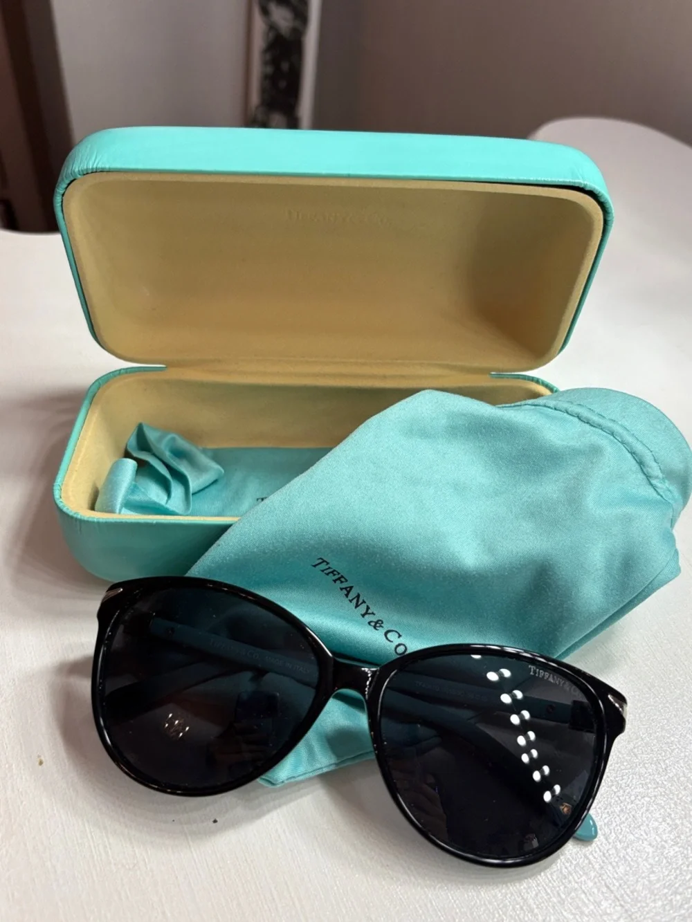 Tiffany & Co. Turquoise and Black Women’s Sunglasses